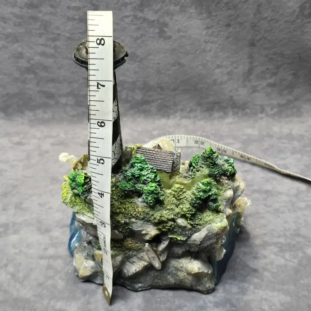 Lighthouse Cottage & Ocean Waves Collectible Home Decor Music Box